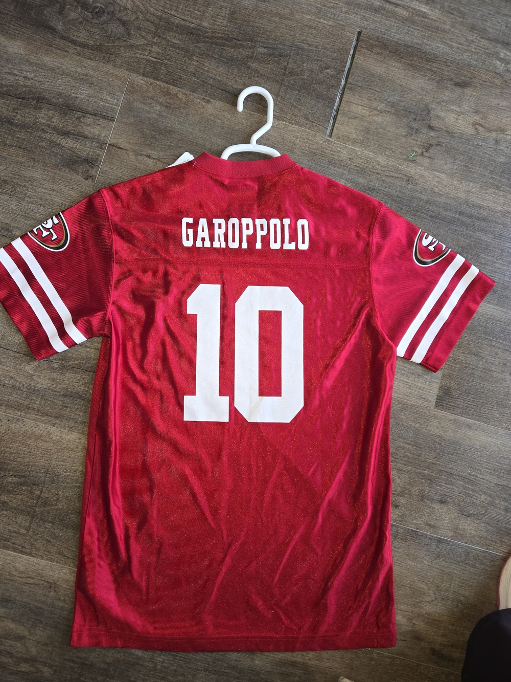 NFL Youth San Francisco 49ers Jimmy Garoppolo #10 Red & White Jersey